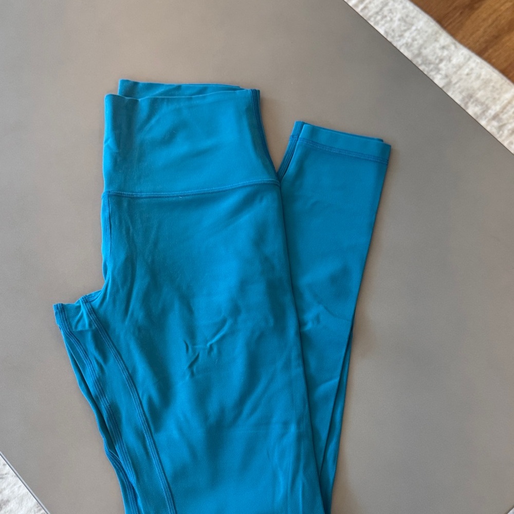 Lululemon Teal Athletic Leggings